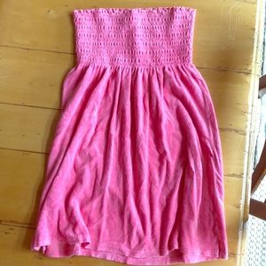 Pink Juicy Terry Tank Dress